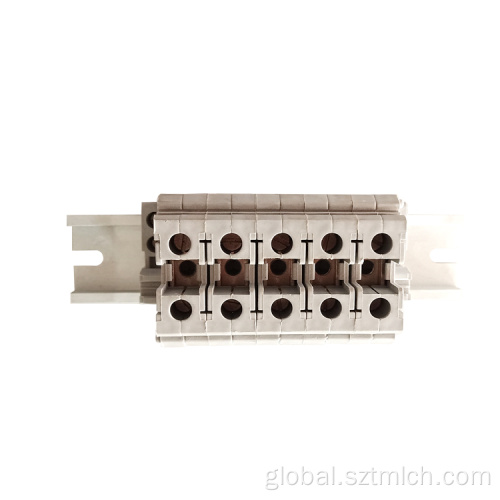 Din Rail Mount Terminal Block Rail Type Terminal Block High Current Manufactory